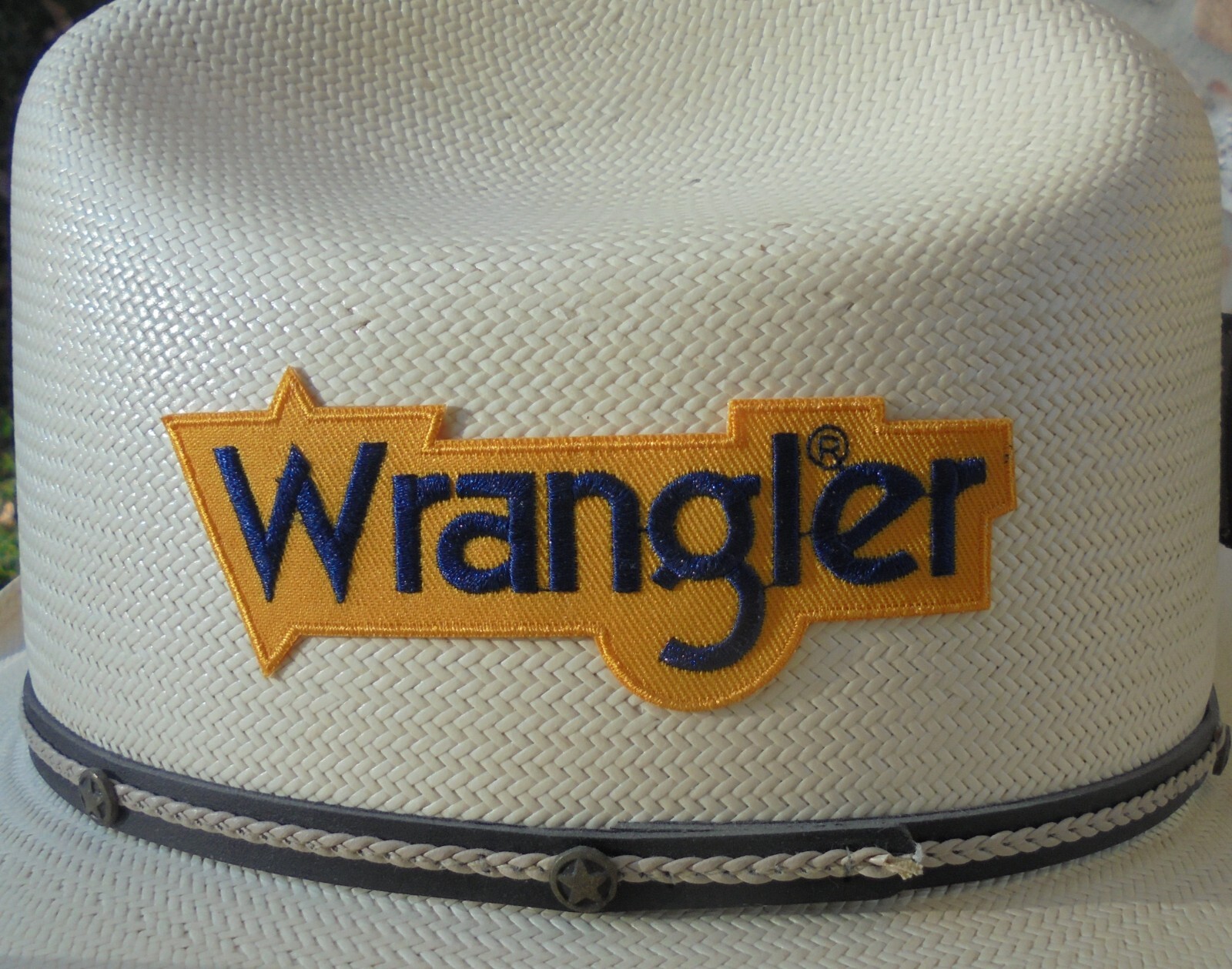 FAMOUS WESTERN WEAR ADHESIVE BACK CLOTH PATCH 4.25 BY 1.5\
