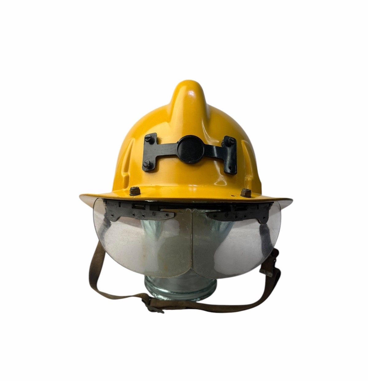 VINTAGE Topgard Yellow FIREMAN’S HELMET Safety Hat Cap Wall Hanger