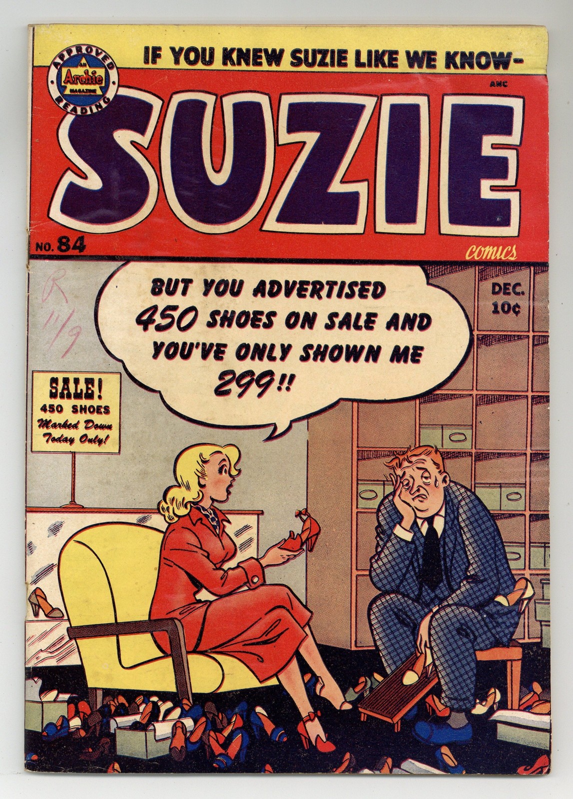 Suzie Comics #84 FR/GD 1.5 1951