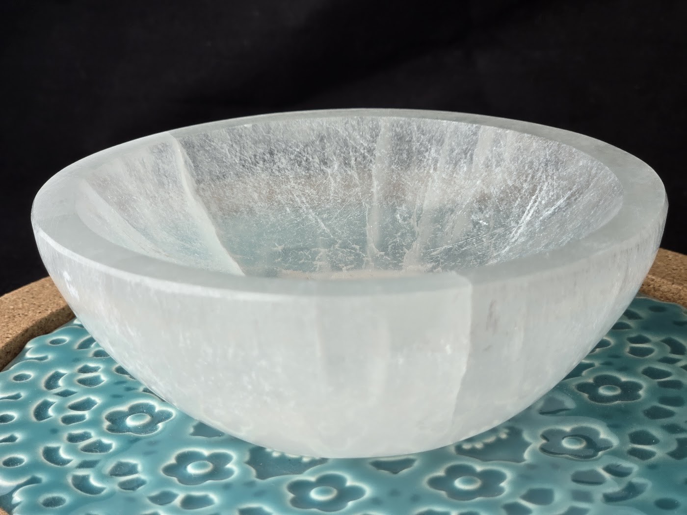 Selenite Bowl Large 4.75\ Selenite Bowl Large 4.75\
