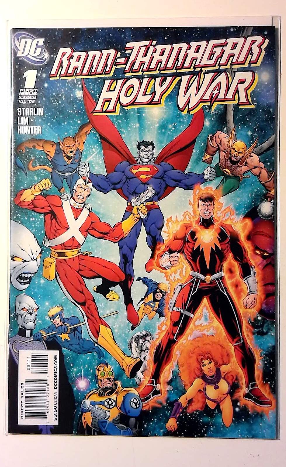 Rann/Thanagar Holy War #1 (2008) DC Comics Adam Strange 1st Print Comic Book