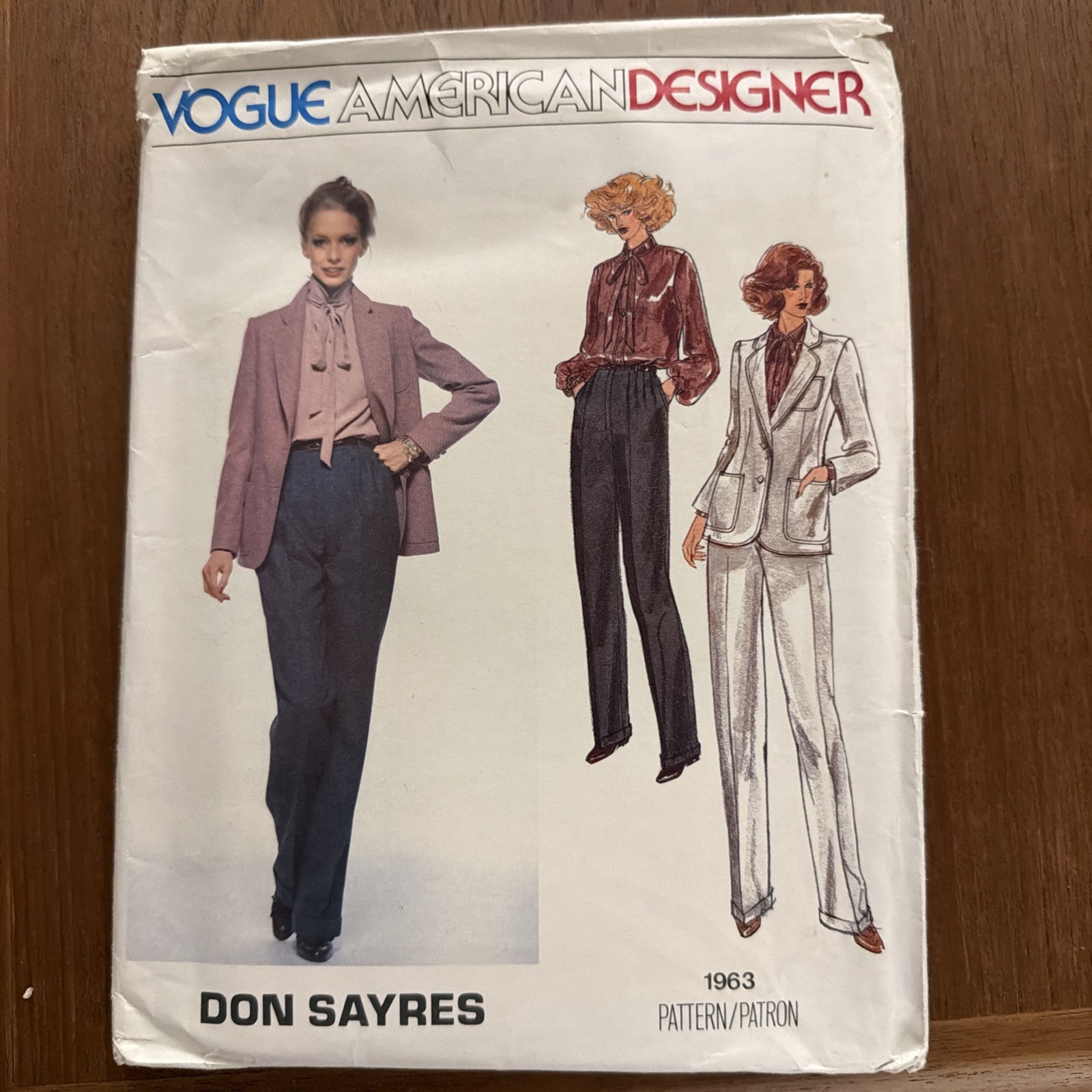 Vintage Vogue American Designer Pattern 1963 Don Sayres Sz 16 Uncut
