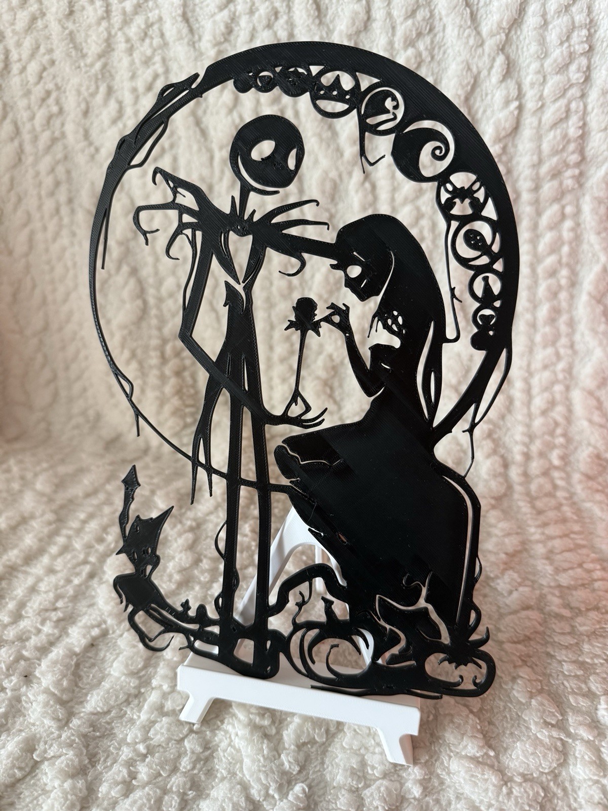 Nightmare Before Christmas Jack And Sally Table Top Halloween Decor So Beautiful