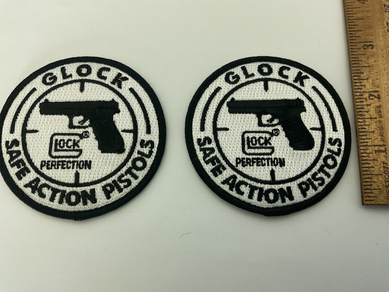 Glock Safe Action Pistols  collectable patch set full size new
