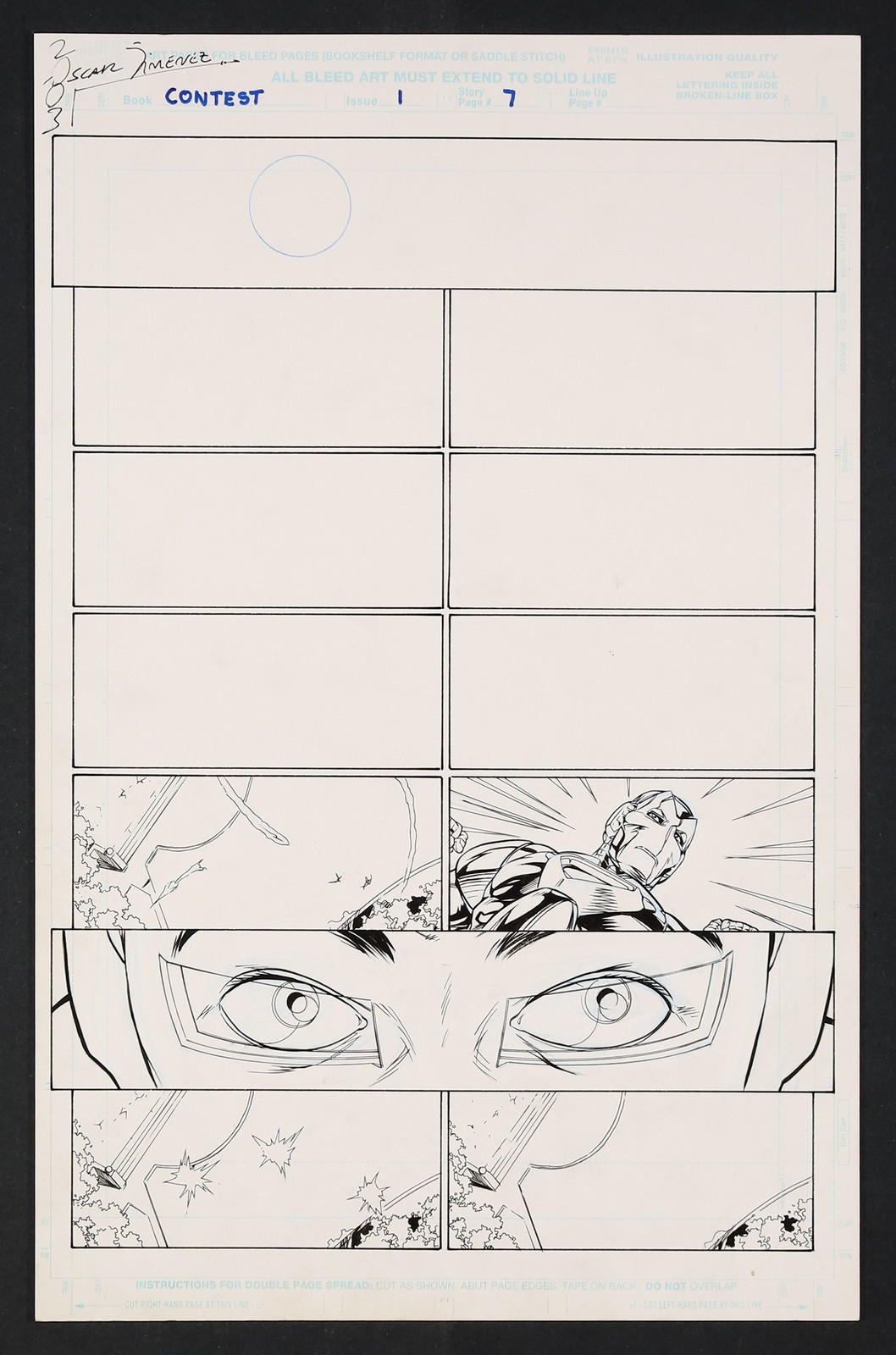Original Art from Contest of Champions II #1 (1999) Page 7 Jimenez/Alpuente