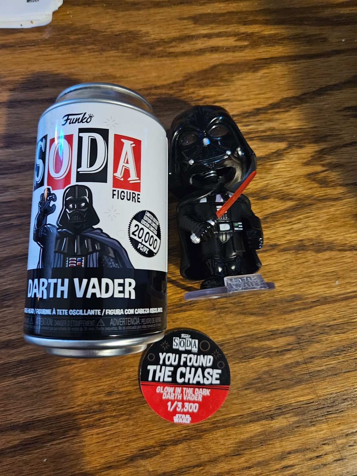 Funko SODA Star Wars Chase Glow In The Dark Darth Vader 2022 I do bundle