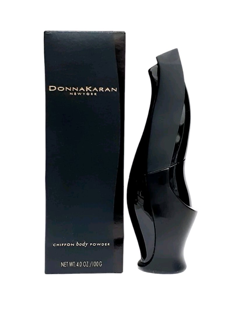 Vintage Donna Karan Chiffon Body Powder 4 oz SEE DESCRIPTION 