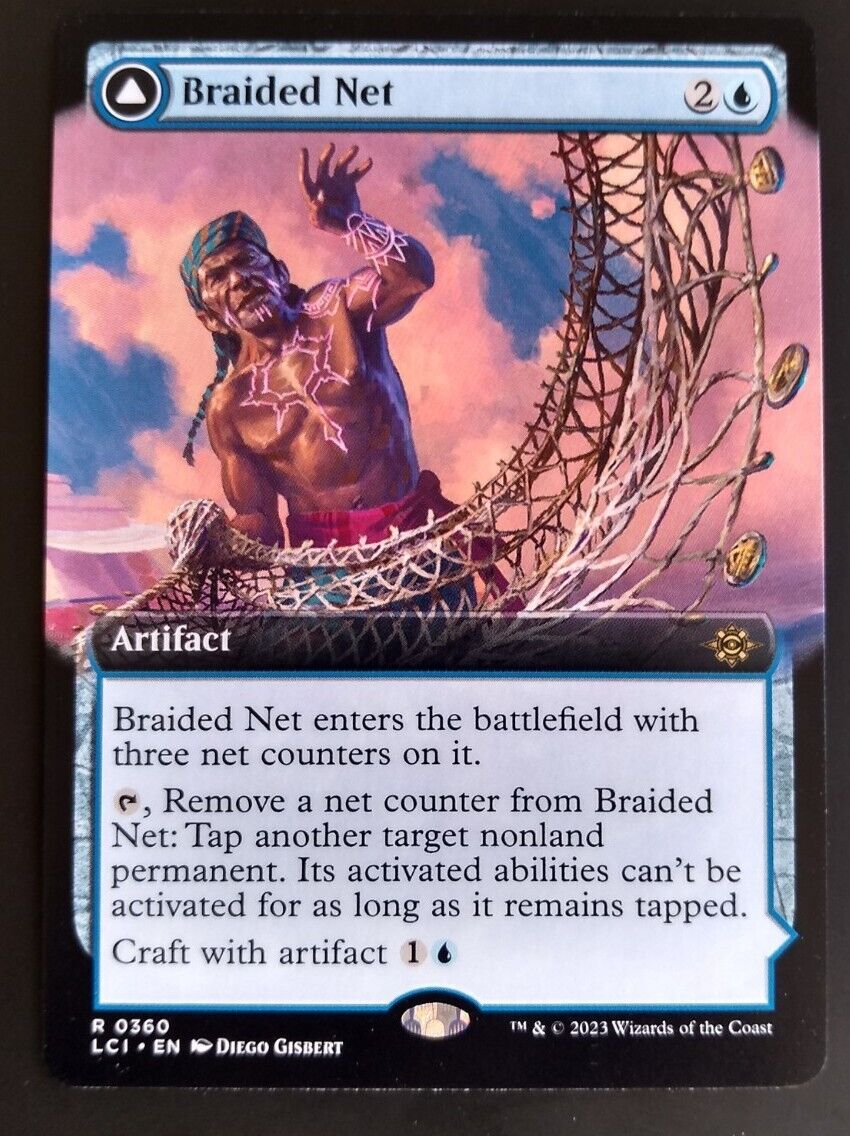 MTG Lost Caverns Of Ixalan - Braided Net / Braided Quipu - Extended Art Rare