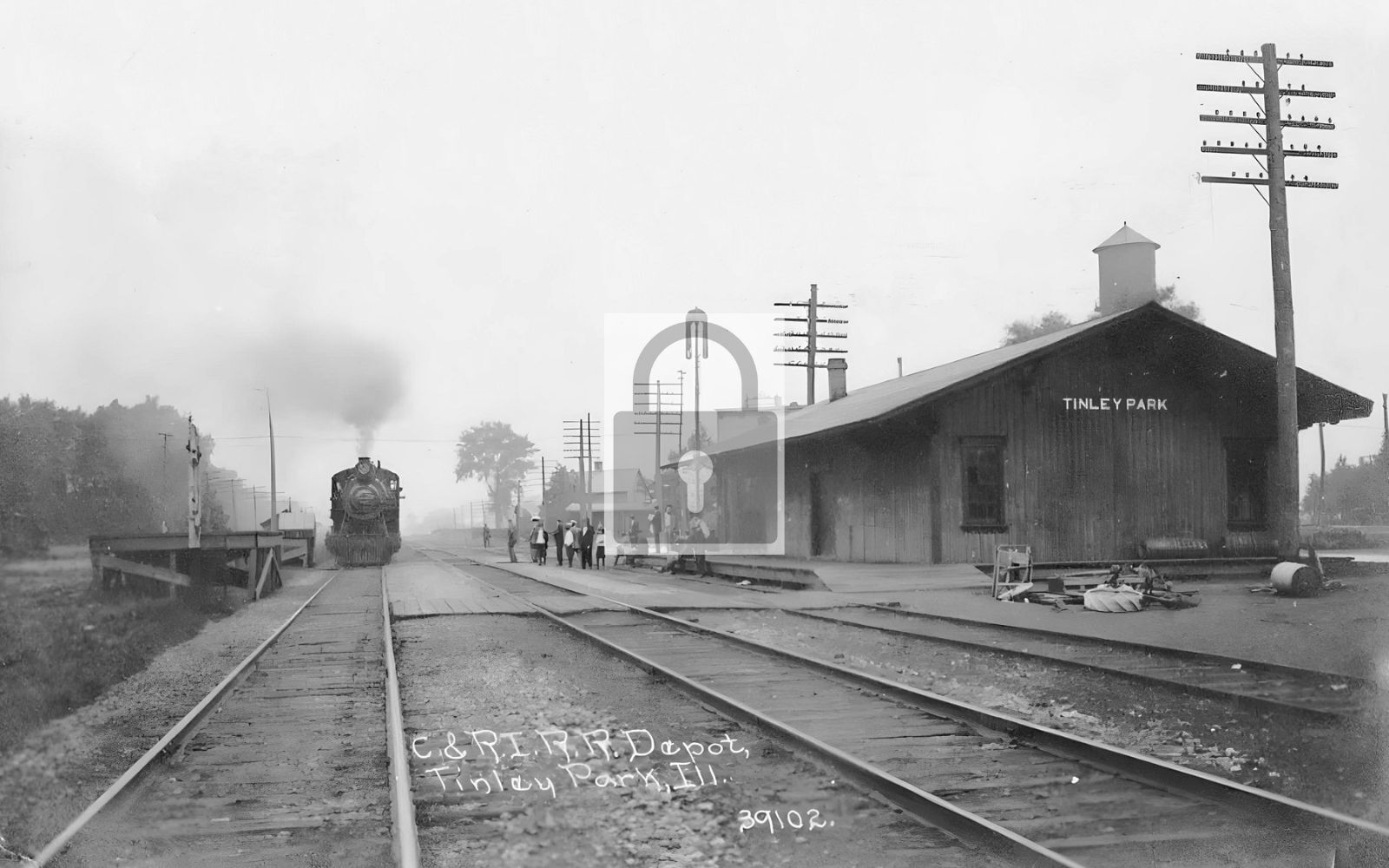 Railroad Train Station Depot Tinley Park Illinois IL