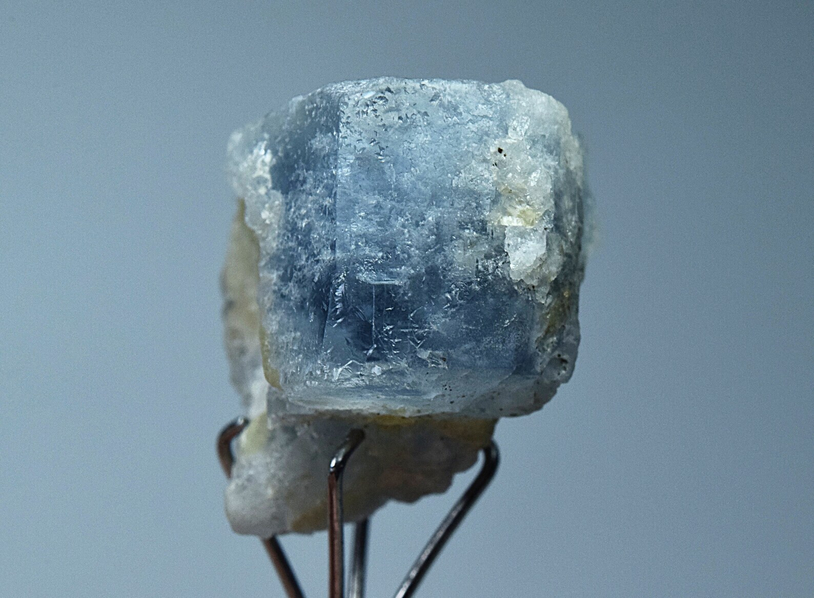 Rare Nice DT Vorobyevite Beryl Rosterite Crystal w/ Unknown Mineral 10.90 Carat