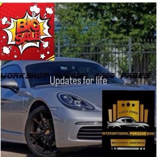 Porsche Cayman Boxster 1997-2016 Owners Workshop Service Repair Manual 6000pg