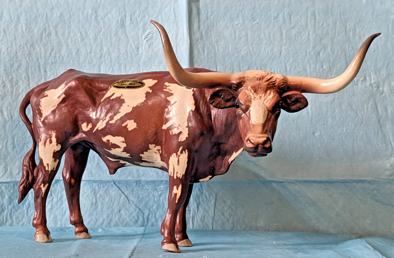 Realistic Rare and Gorgeous Hagen Renaker DW Longhorn Steer Mint Condition Realistic Rare and Gorgeous Hagen Renaker DW Longhorn Steer Mint Condition
