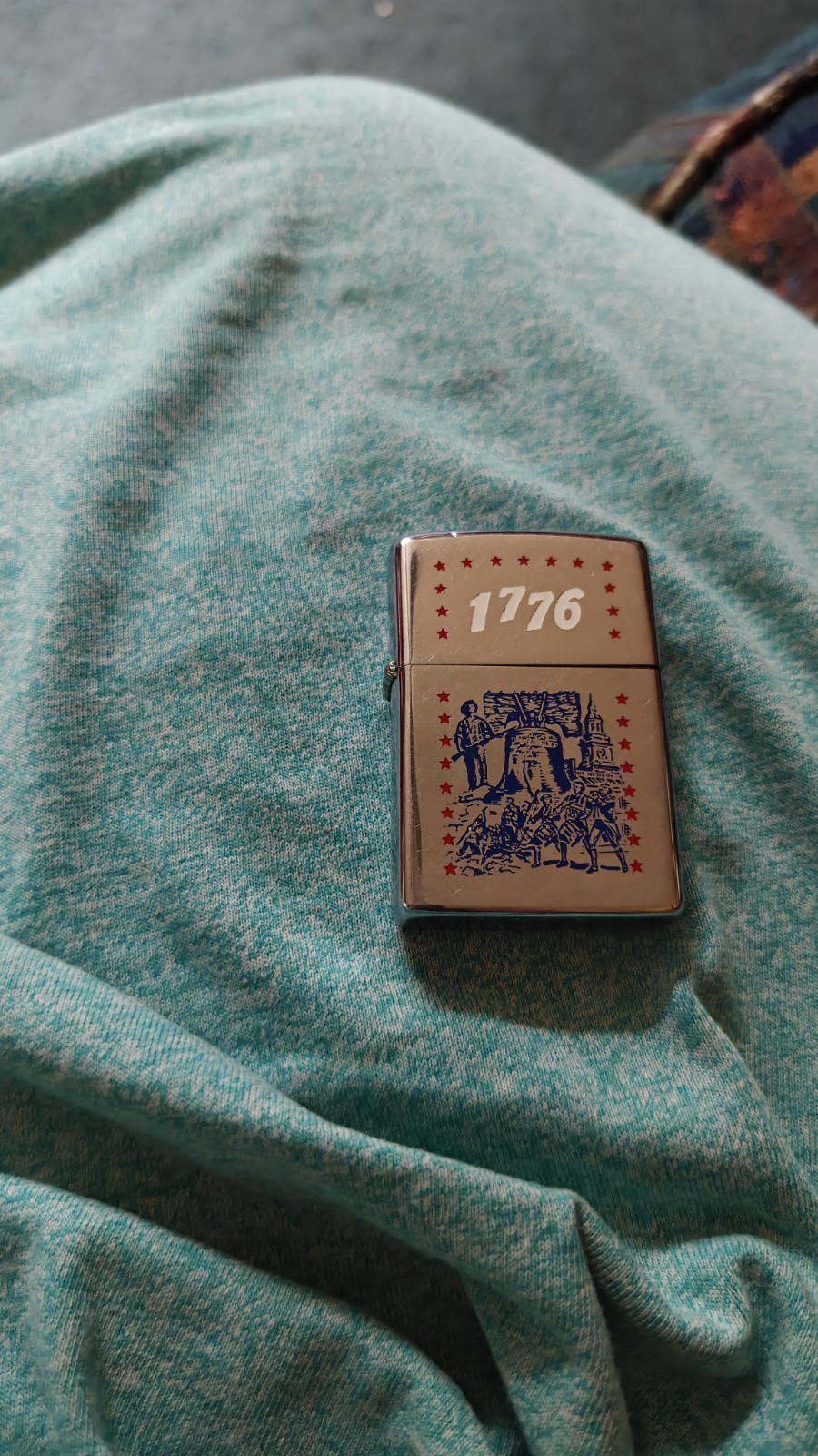 Vintage Zippo Lighter 1776 Patriotic Colonial USA 250th Anniversary 2026