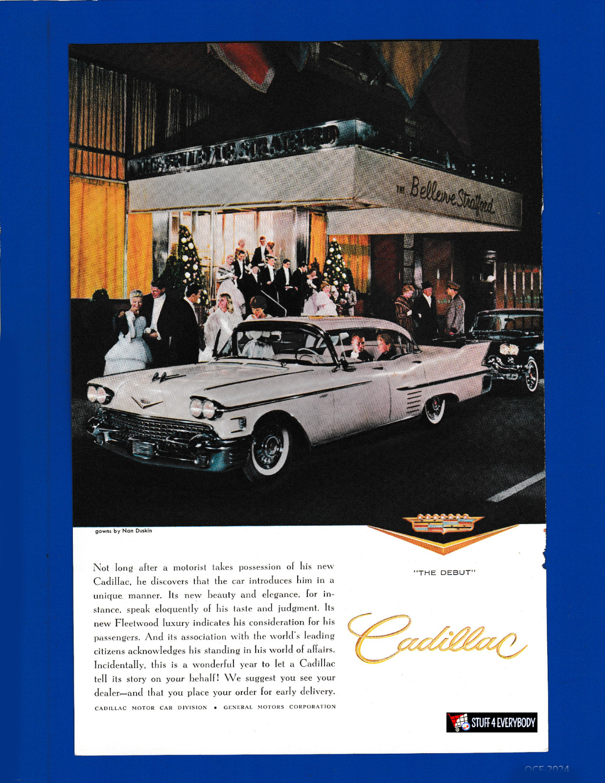 \'58 Cadillac Series 62 - The Cadillac That Introduces You Before You Arrive