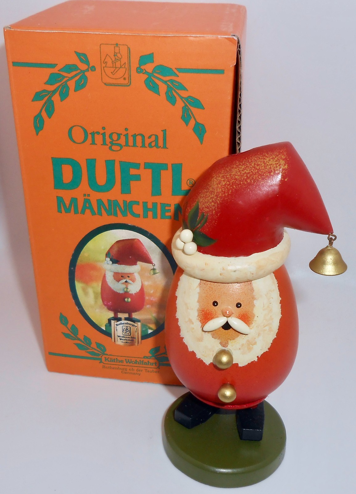 DUFTL MANNCHEN Kathe Wohlfahrt SMOKY The Jolly Incense Smoker MOOSE Germany H73