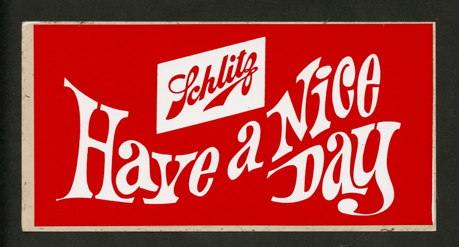 1970's Schlitz Beer 1970's Schlitz Beer