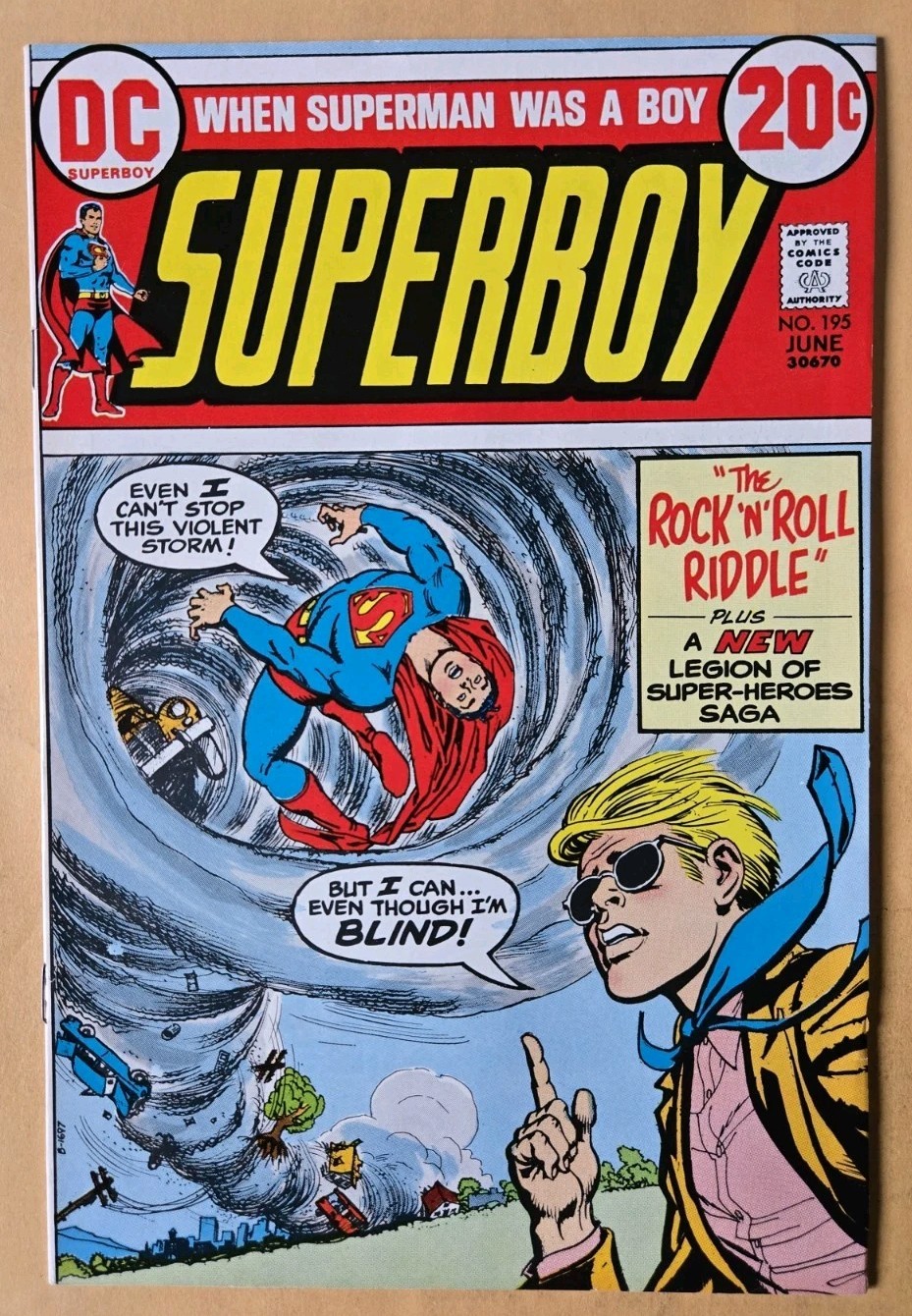 Superboy #195 VG+ (4.5) 1st App Erg-1/Wildfire DC Comics 6/73 Superboy #195 VG+ (4.5) 1st App Erg-1/Wildfire DC Comics 6/73