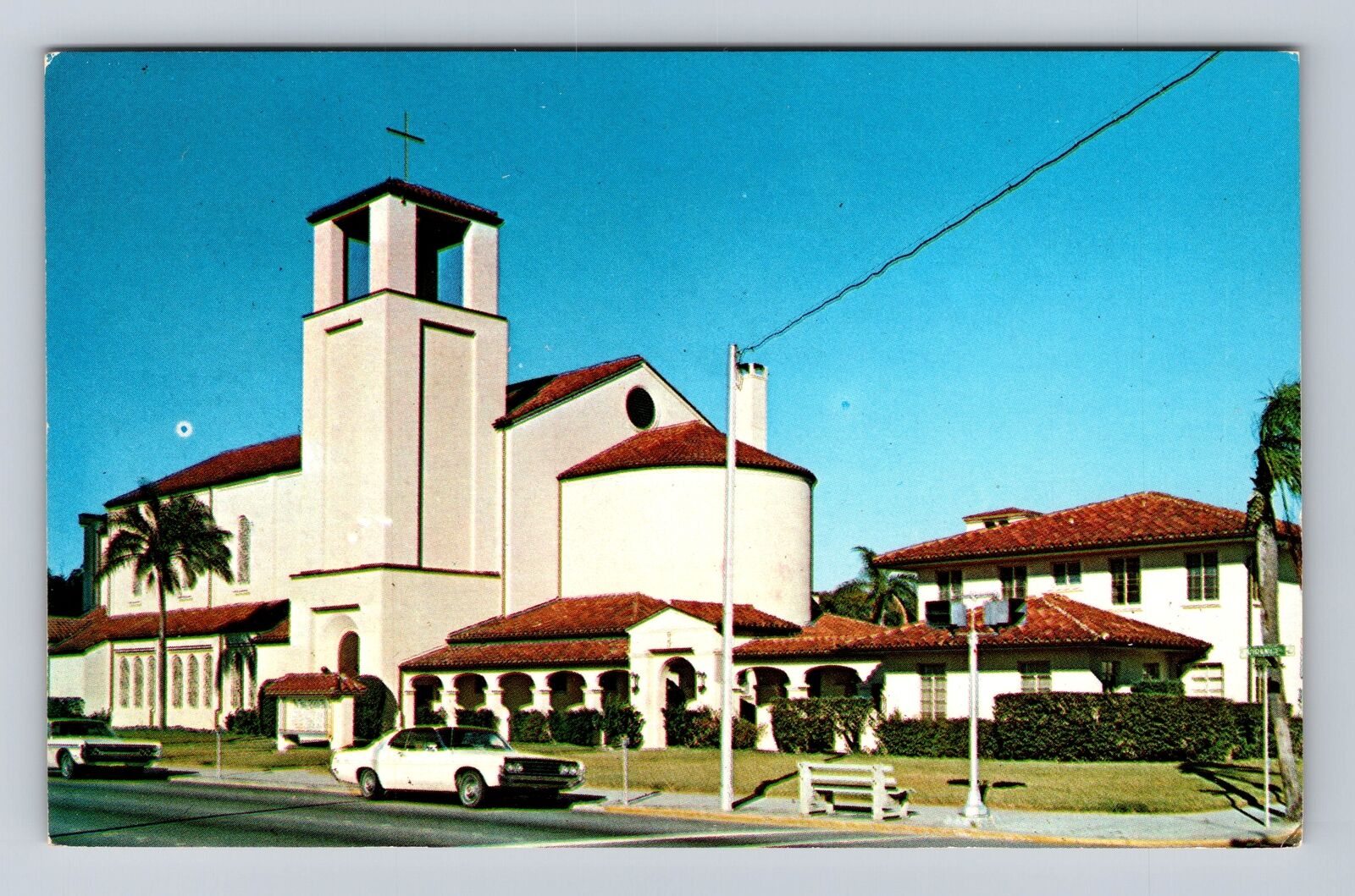 Orlando FL-Florida, St James Catholic Church, Religion, Vintage Postcard