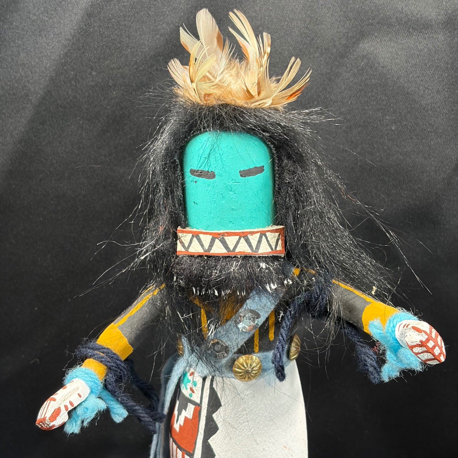 Virgil Long Hopi Long Hair Katsina Doll 10\