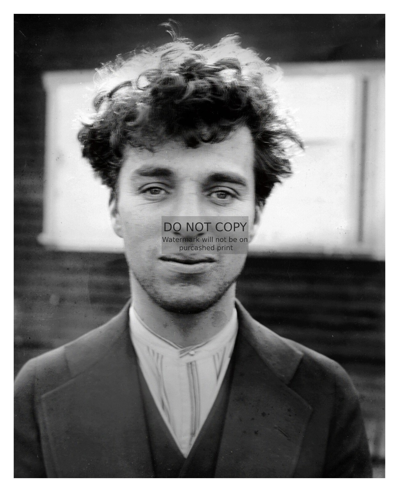 YOUNG CHARLIE CHAPLIN SILENT FILM HOLLYWOOD ACTOR 1916 8X10 PHOTO