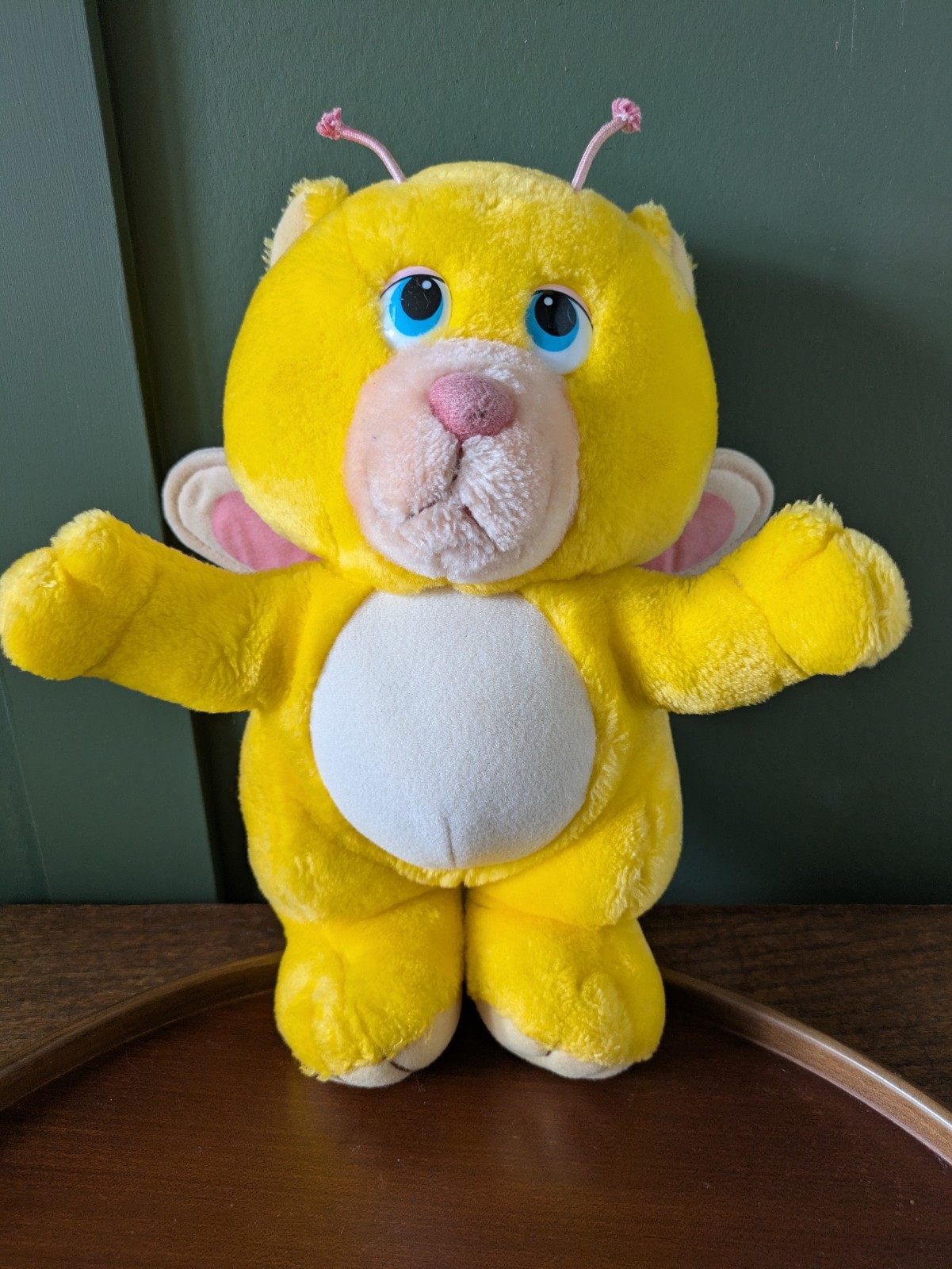 Wallt Disney Hasbro Softies Wuzzles Butterbear 1985 Vintage Plush Teddy Soft Toy
