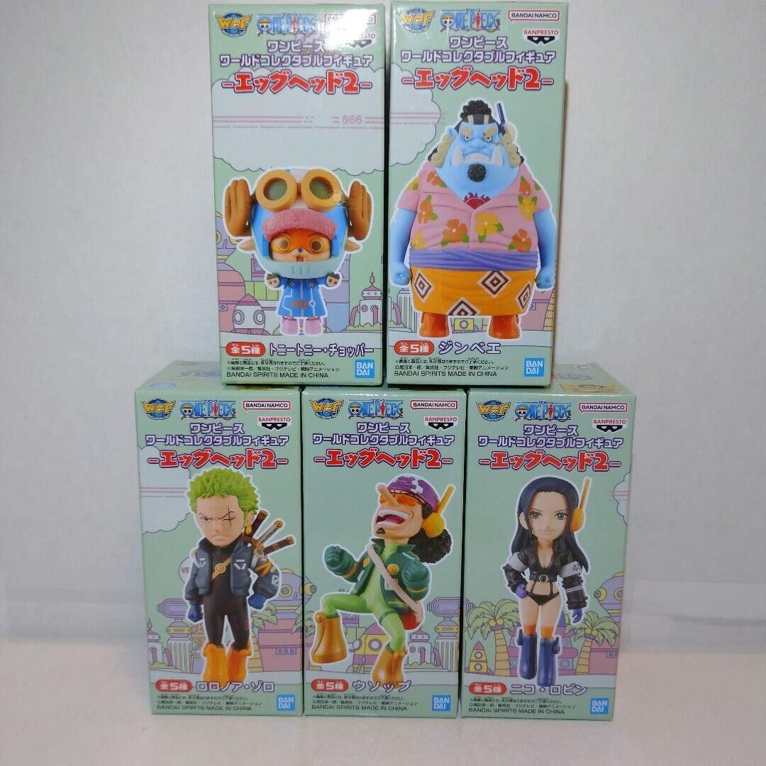 One Piece World Collectible Figure Egg head 2 Complete set of 5 From Japan New