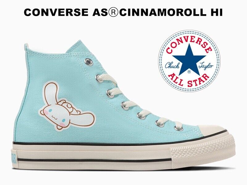 Sanrio CinnamoRoll Converse ALL STAR Women's Sneakers US Size 4(23cm) Japan New