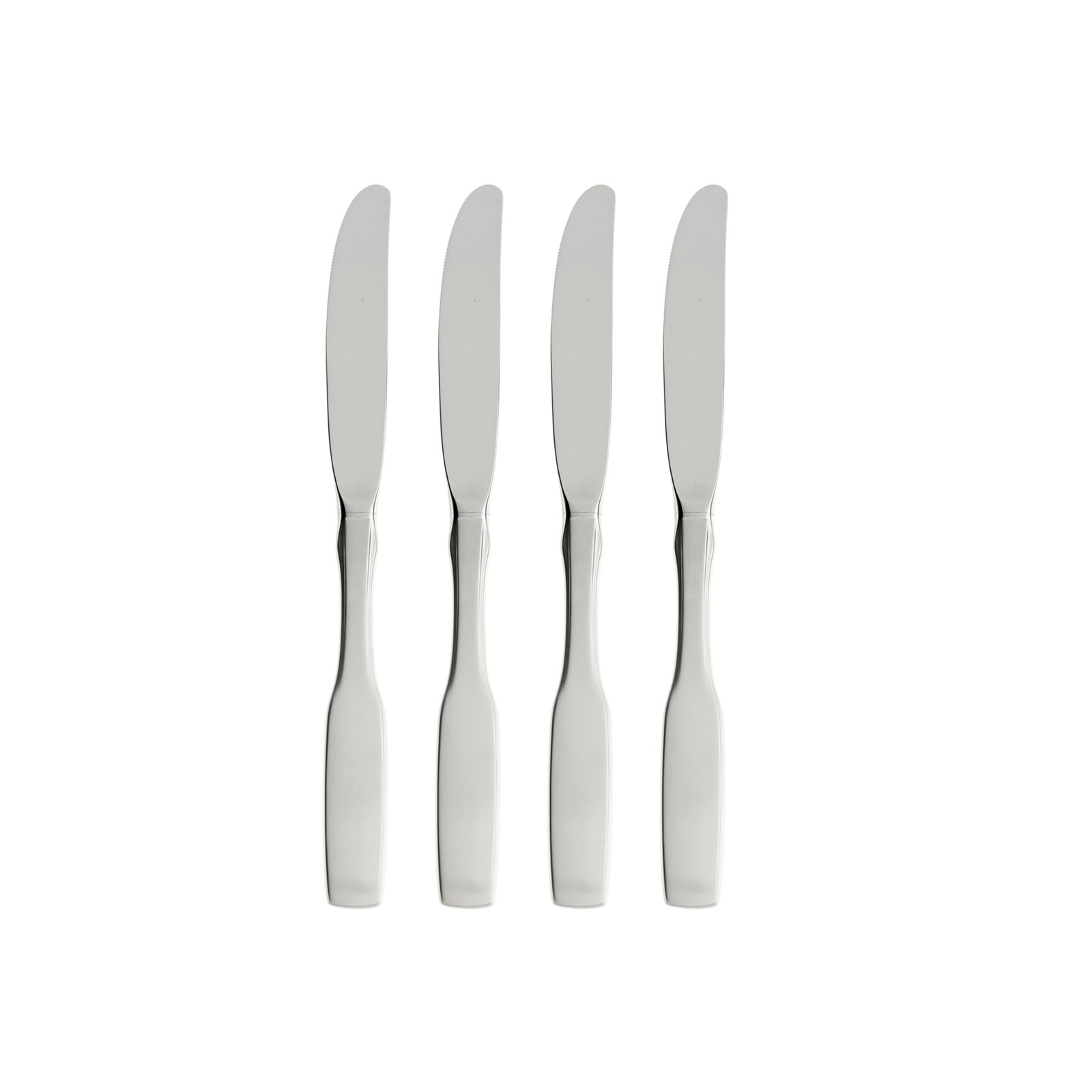 Oneida Paul Revere Dinner Knives Set of 4 18/10 Stainless Silver Flatware