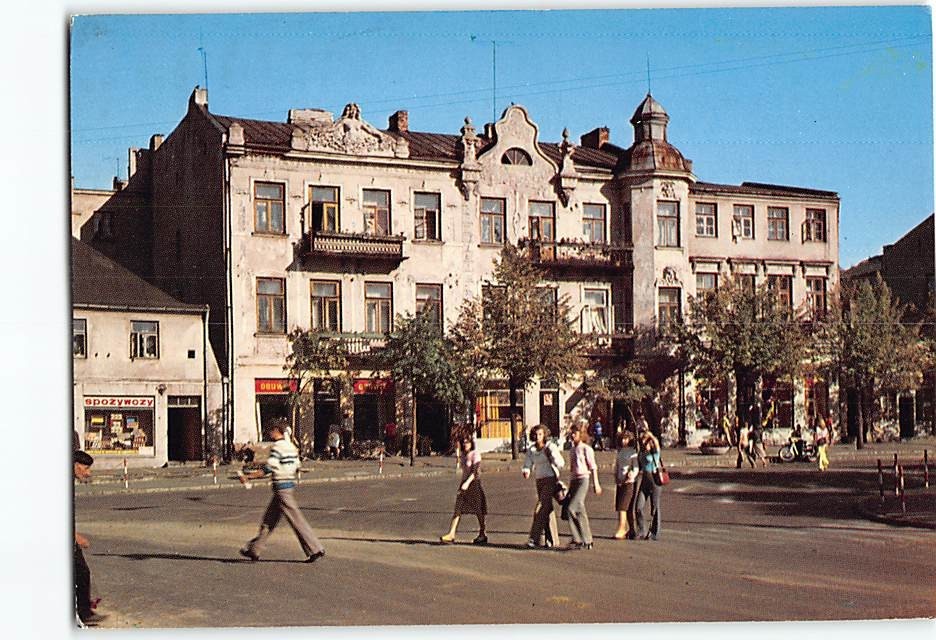 Postcard Rynek Mława Poland Postcard Rynek Mława Poland