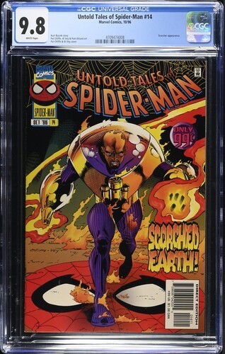 CGC 9.8 UNTOLD TALES OF SPIDER-MAN #14 .. SCORCHER .. 1996 .. CGC 9.8 UNTOLD TALES OF SPIDER-MAN #14 .. SCORCHER .. 1996 ..