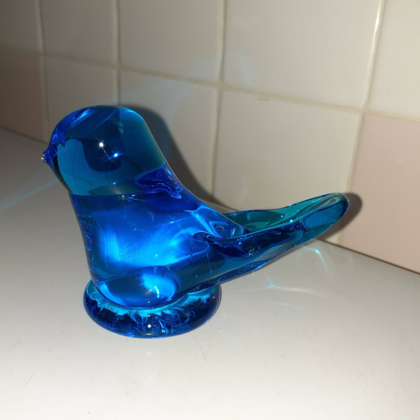 2003 Leo Ward Beautiful BLUEBIRD Of HAPPINESS Figurine 3.7\