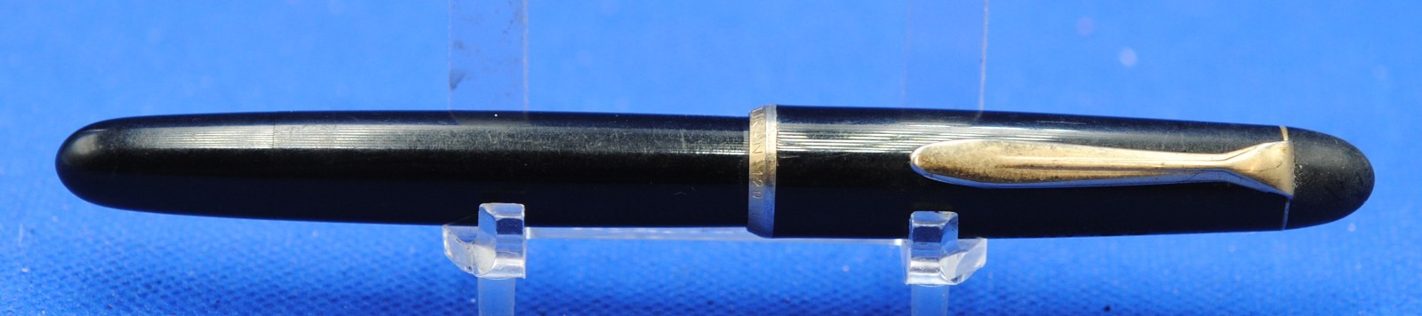 Vintage Pelikan 120 FOUNTAIN PEN GOLD NIB BLACK WRITE WELL ESTATE FRESH