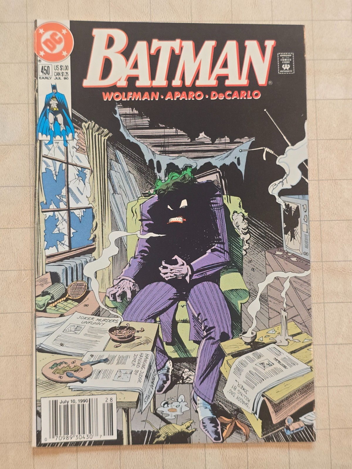 BATMAN Vol 1. Issue #450 DC Comics 1st app of Curtis Base