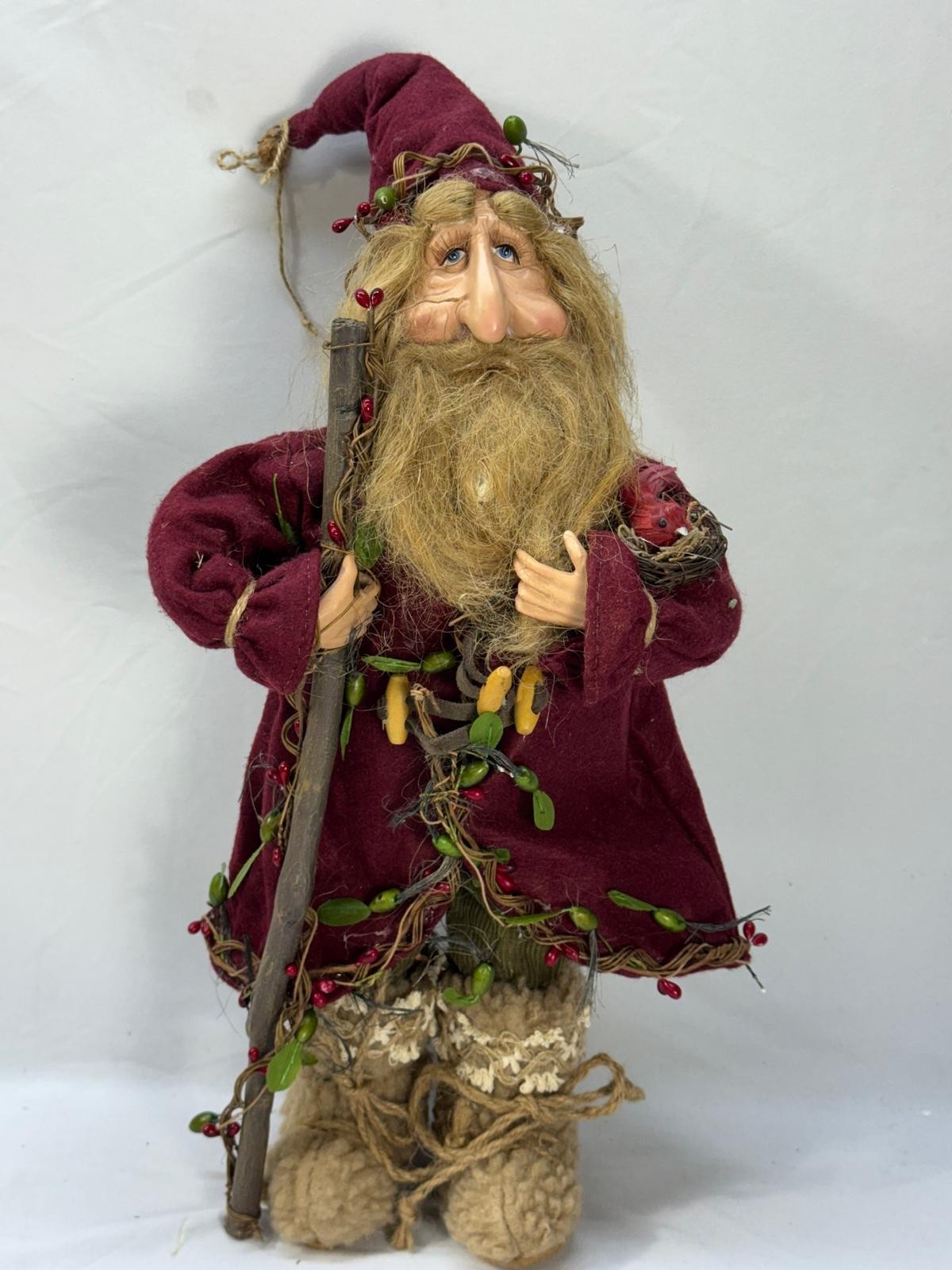 Vtg Martha Pippen St Nicholas Collection Knecht Ruprecht Traveling Santa Figure