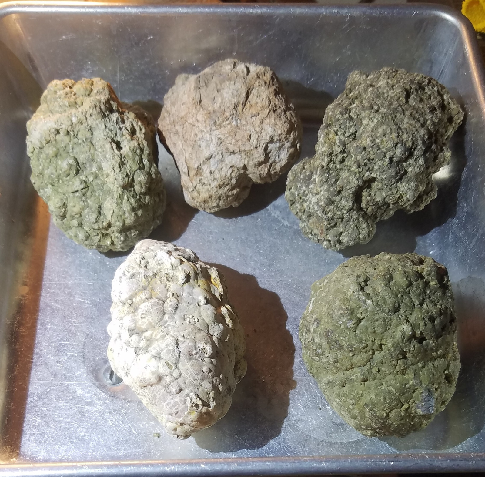 (Each 1-lb LOT) = (4 to 5 Uncut Whole Thundereggs Rough) Crystal (FREE SHIPPING)