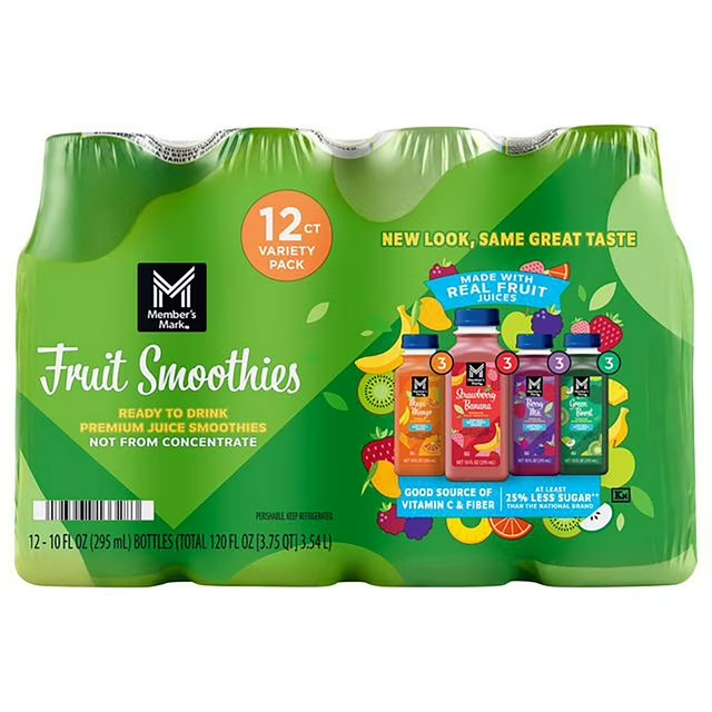 Member\'s Mark Smoothie Variety Pack, 10 fl. oz., 12 pk.