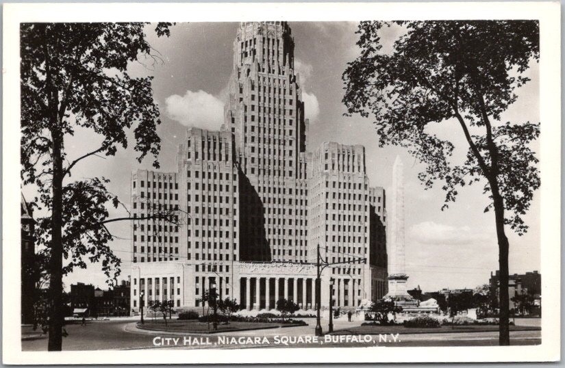 c1940s BUFFALO, New York RPPC Real Photo Postcard \