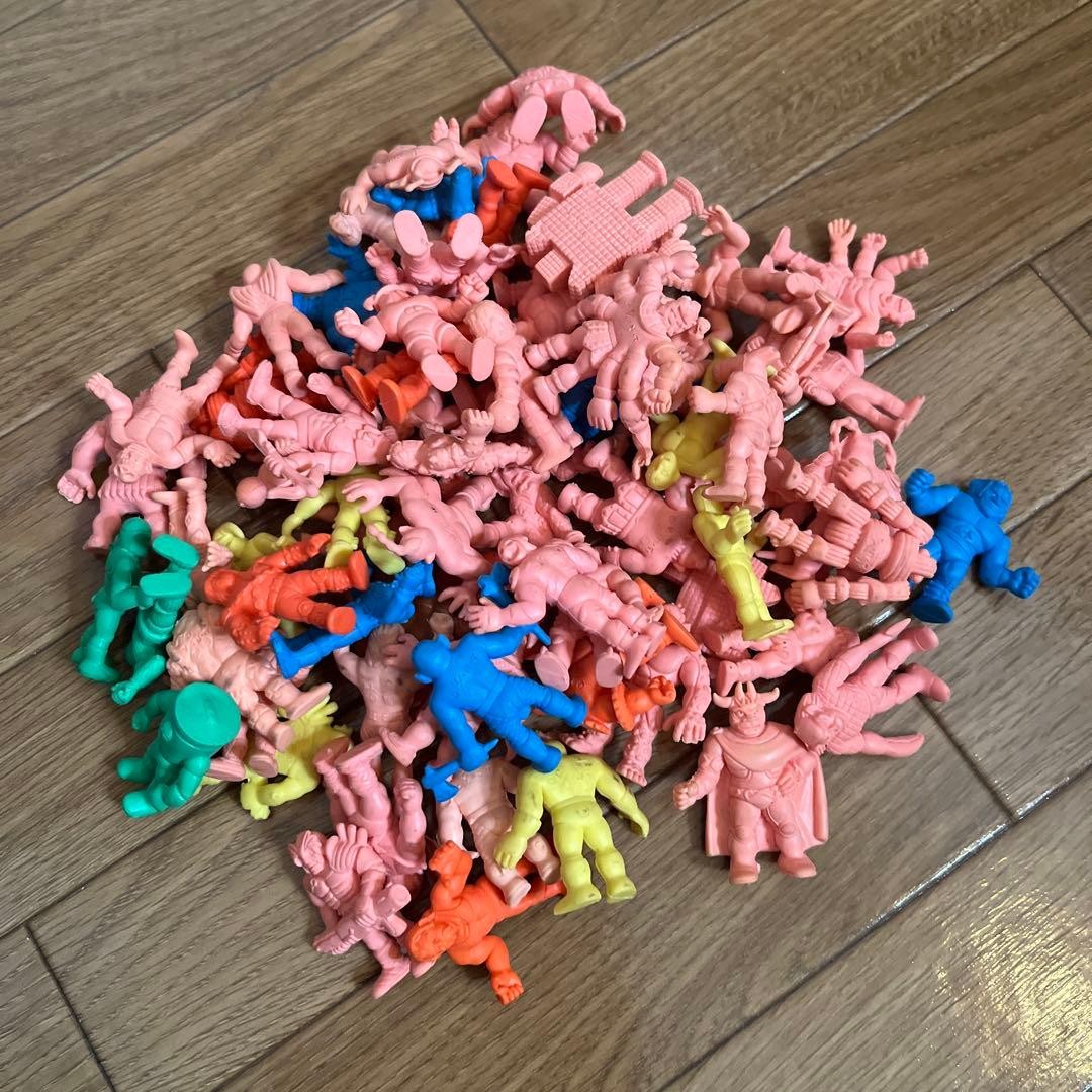 Kinnikuman Kinkeshi Vintage Rubber Mini Figure Large Lot Collectible 15+