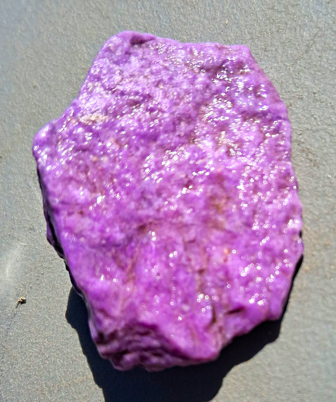 Very Rare And Hard to Find Pure Gel Sugilite Mineral Specimen From South Africa. Very Rare And Hard to Find Pure Gel Sugilite Mineral Specimen From South Africa.