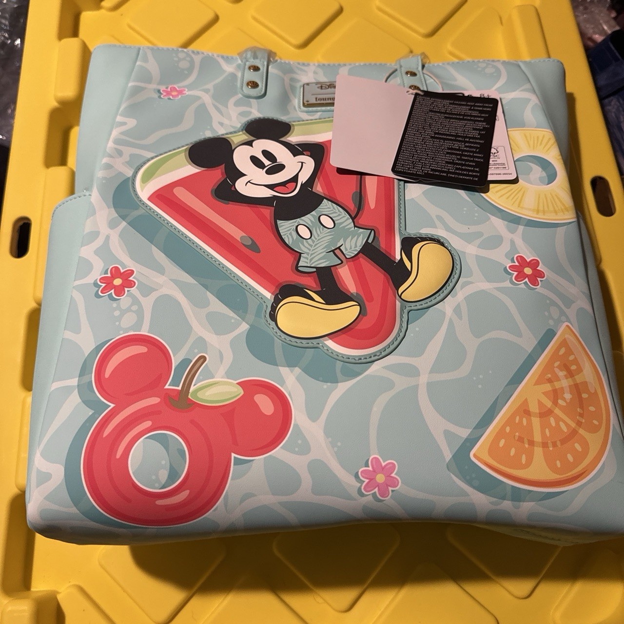 Loungefly Mickey & Minnie Beach Fun Tote Bag