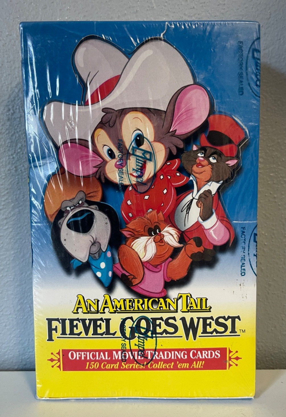 1991 An American Tail Fievel Goes West Box 36 Packs Factory SEALED