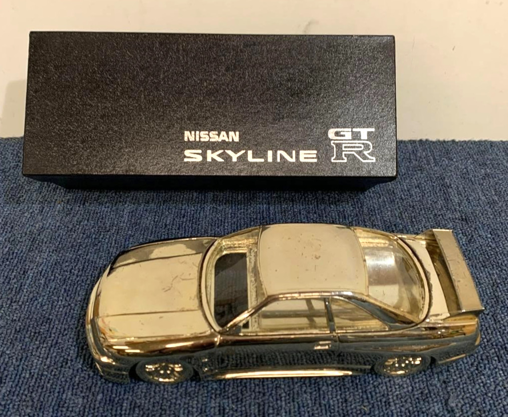 Vintage Nissan GT-R R33 BCNR33 Metal Cigarette Case Japan Novelty Not for Sale