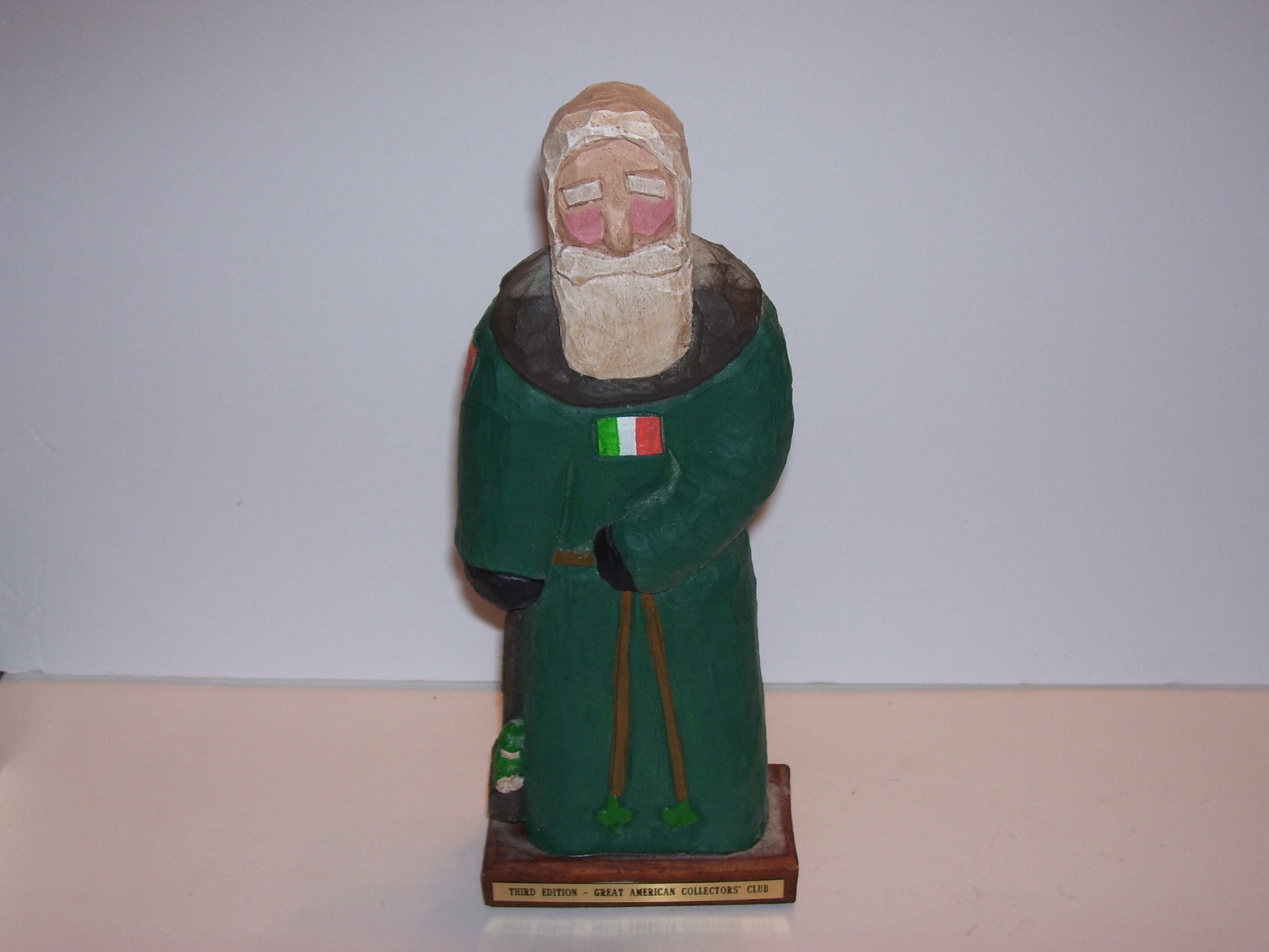 Vintage Lancy Smith Timothy Claus 3rd Addition Ireland Carved Santa 
