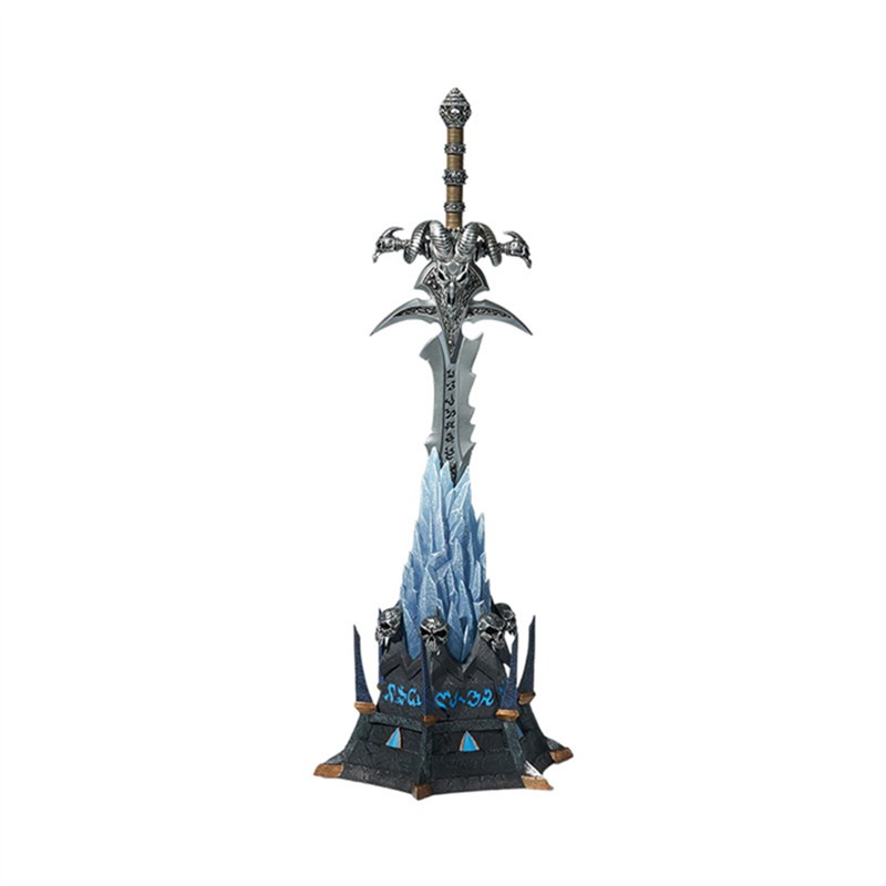 World of Warcraft 20th Anniversary Frostmourne Metal Sword Ornament Statue Model