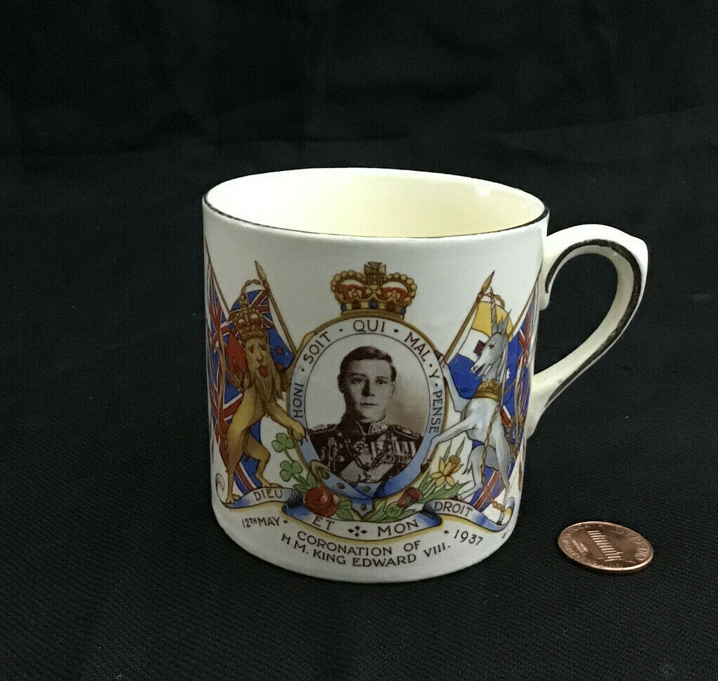Vintage Empire England King Edward Vlll Coronation Bone Cup