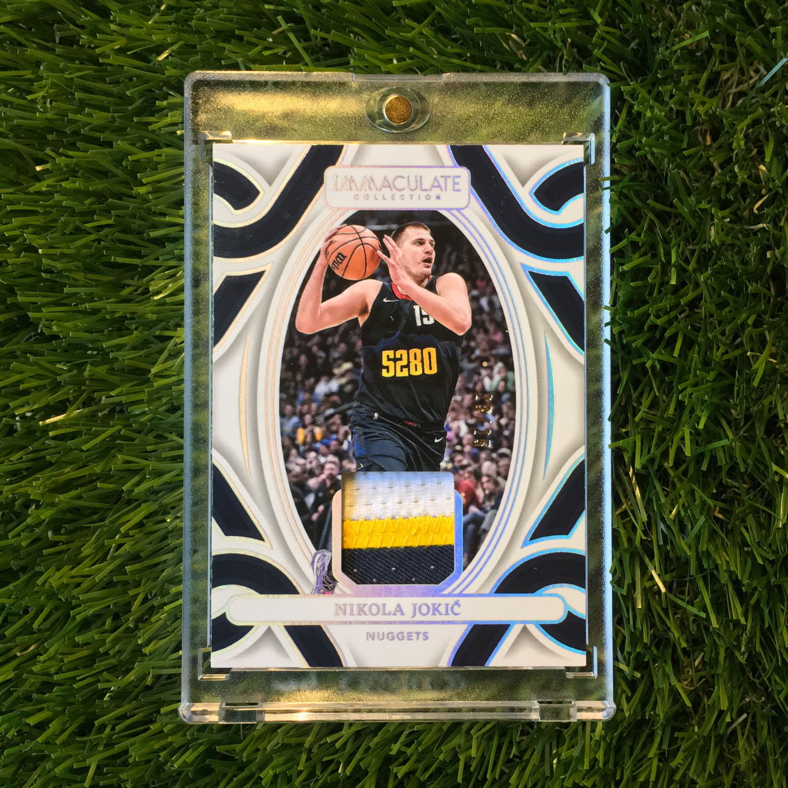 Nikola Jokic 2023-24 Panini Immaculate #12 Triple Jersey Patch - 23/25