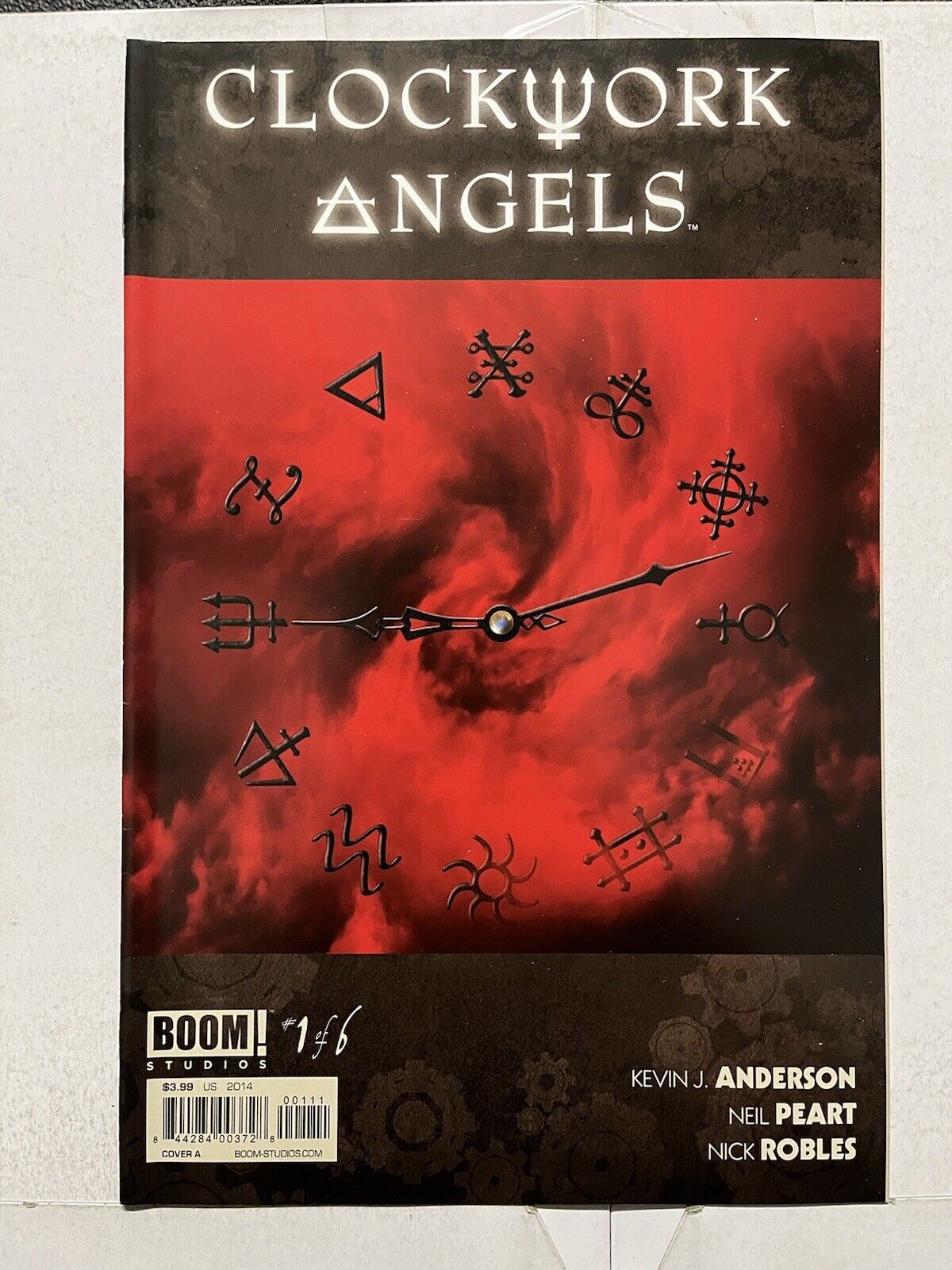 CLOCKWORK ANGELS 1 BOOM COMIC NEIL PEART RUSH MUSIC ANDERSON ROBLES 2014 NM