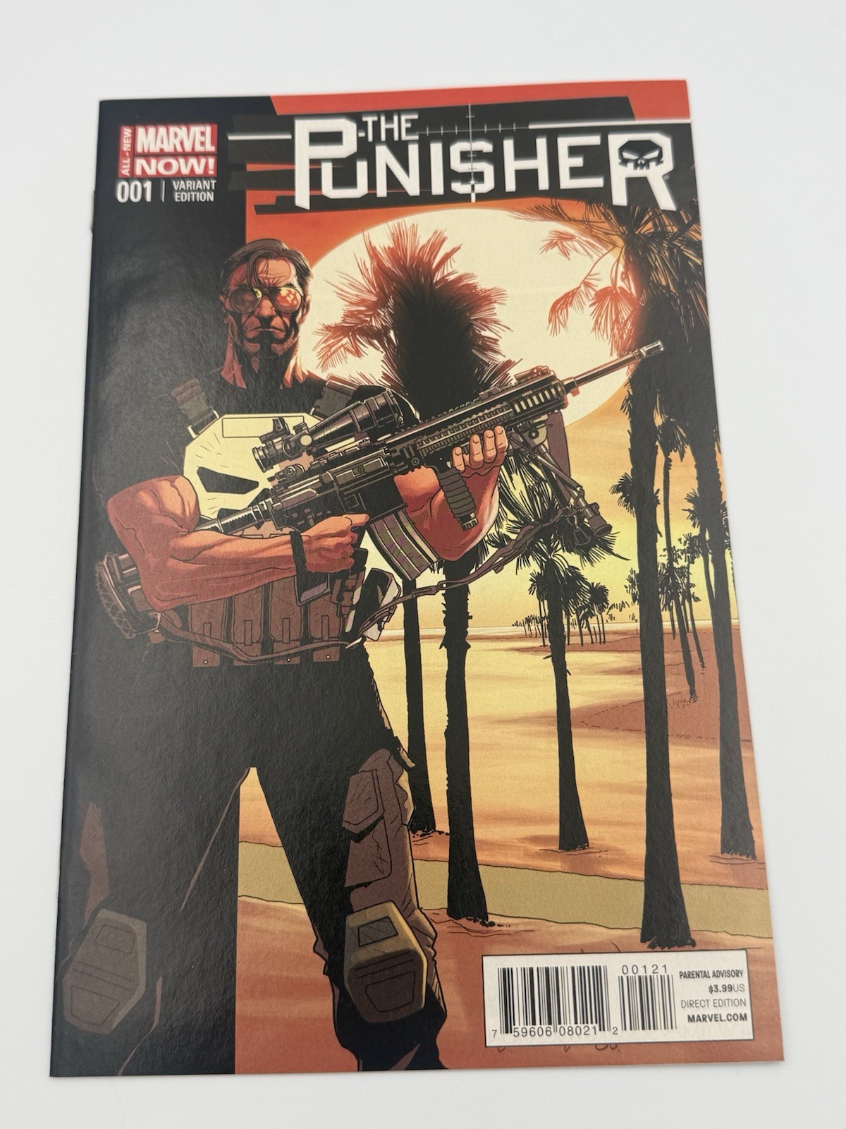 PUNISHER #1 2014 SALVADOR LARROCA 1:50 VARIANT MARVEL VF/NM-
