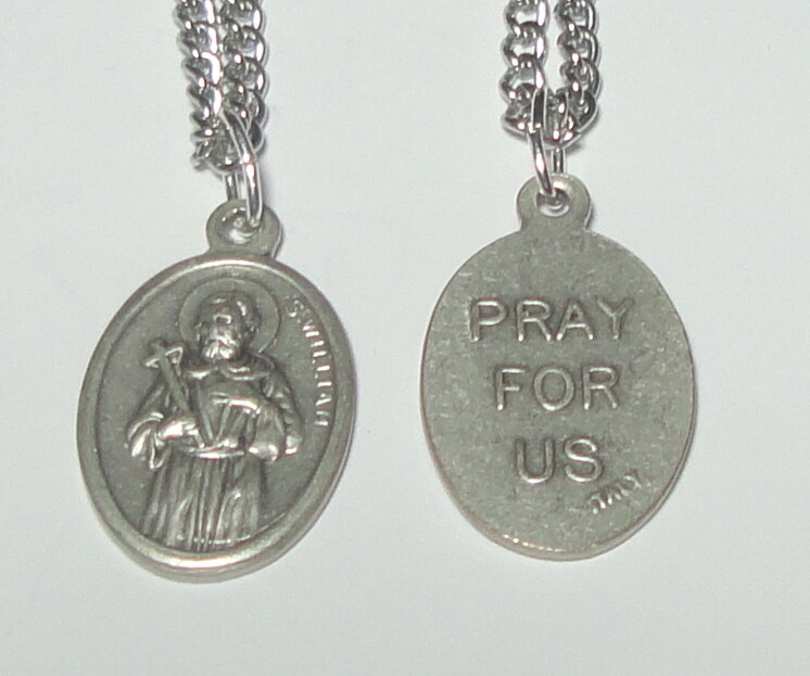St William of Perth or Vercelli Holy Medal on 24