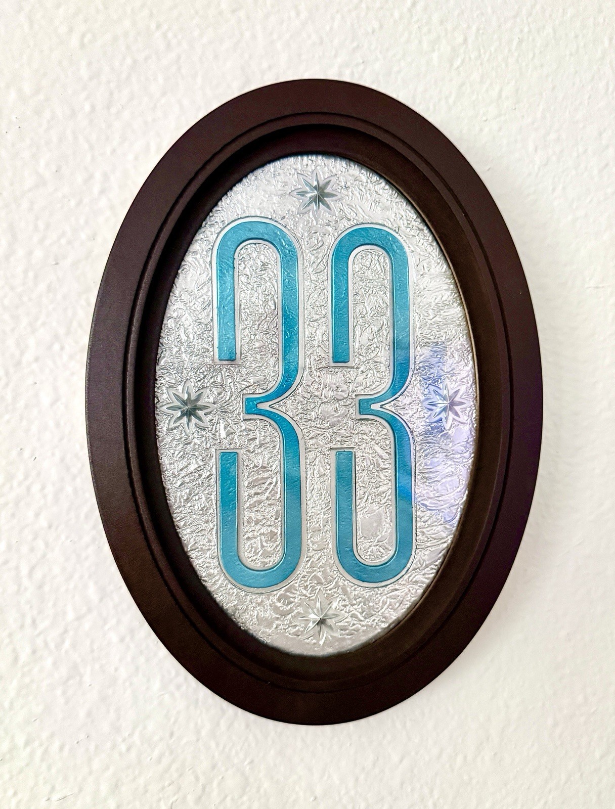 Disneyland Club 33 Replica Entry Sign Logo 1968-2013 New Sealed Custom Prop 8x12